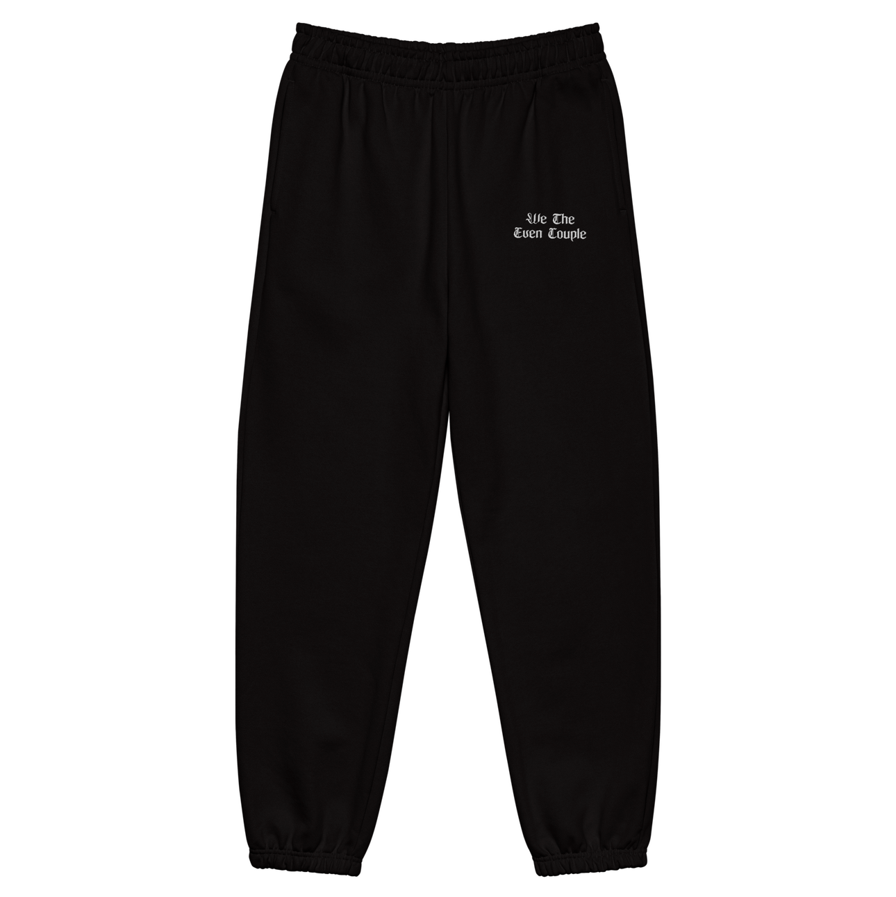 BLACK OFFICIAL EVEN COUPLE SWEATPANTS